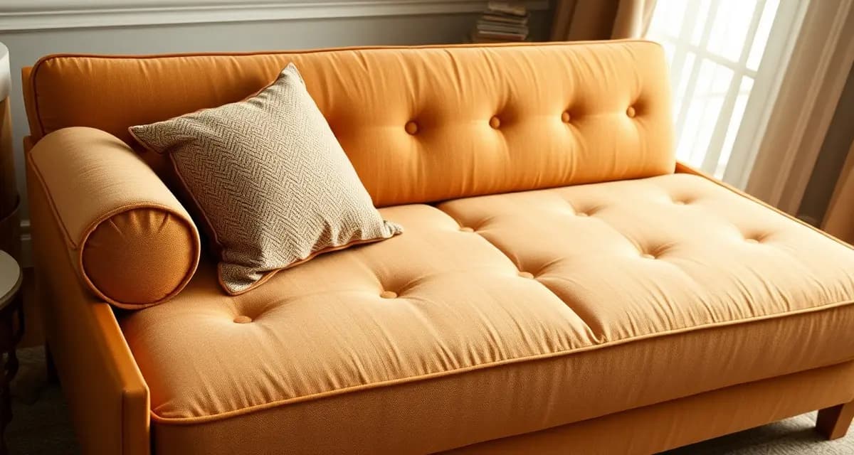 Daybed fabric zones and bolster yardage guide Daybed with multiple fabric zones and bolster cushion showing seam allowance details for accurate yardage calculation