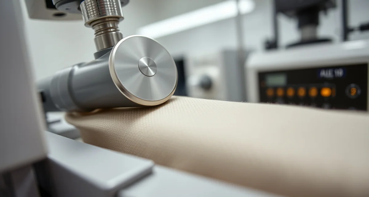 Fabric durability testing process Martindale fabric rub tester demonstrating double rub count testing for upholstery durability evaluation and quality assurance