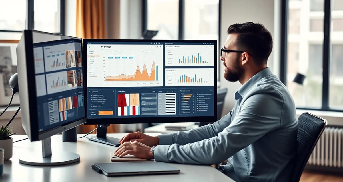 Centralized upholstery shop operations dashboard Multi-location upholstery shop manager coordinating centralized fabric ordering and job tracking across locations using management software