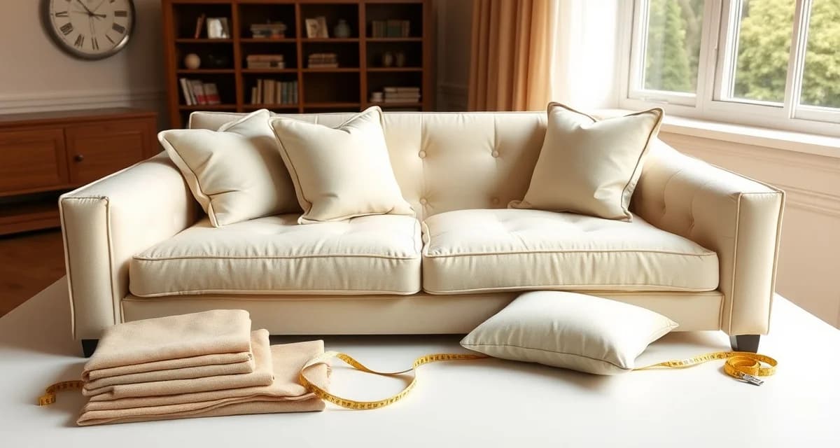 Settee Cushion Yardage Calculation Settee cushion fabric yardage diagram showing seat and bolster back cushion measurements for upholstery projects