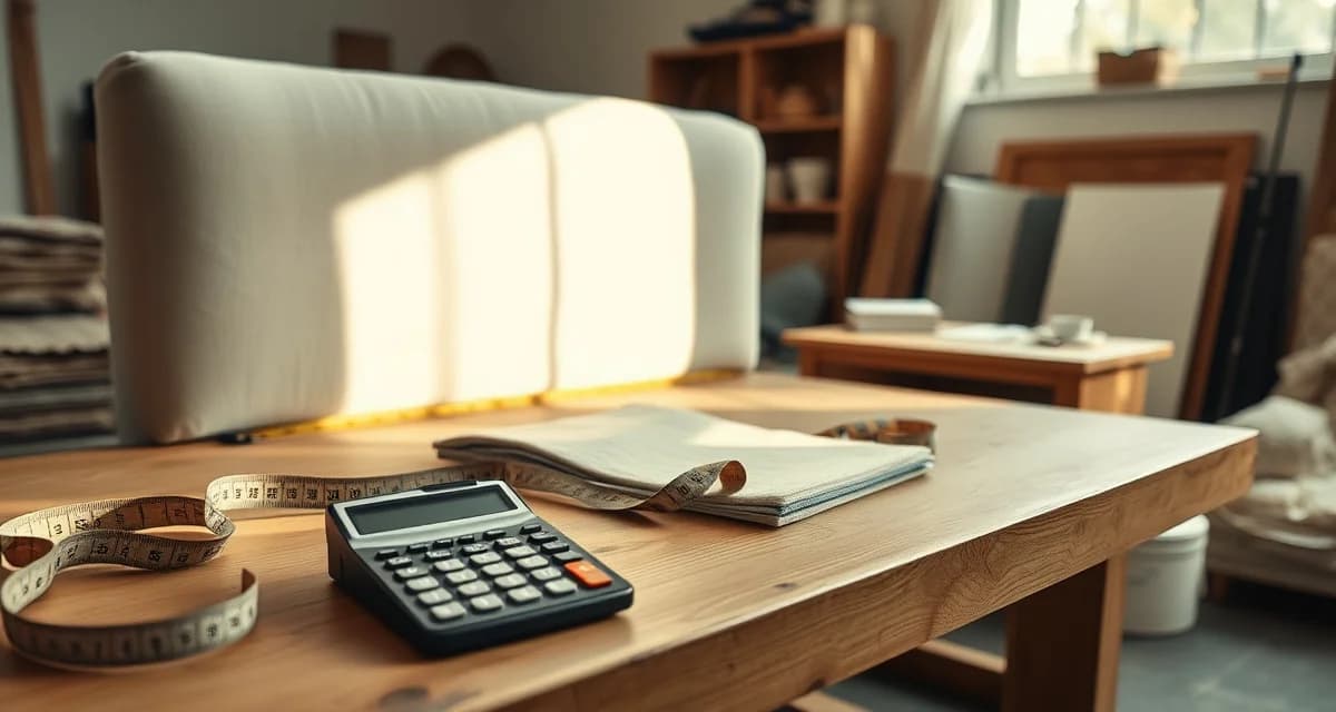 Calculating fabric needs for tufted twin headboards Twin headboard fabric yardage calculator showing measurements and fabric calculations for upholstery projects