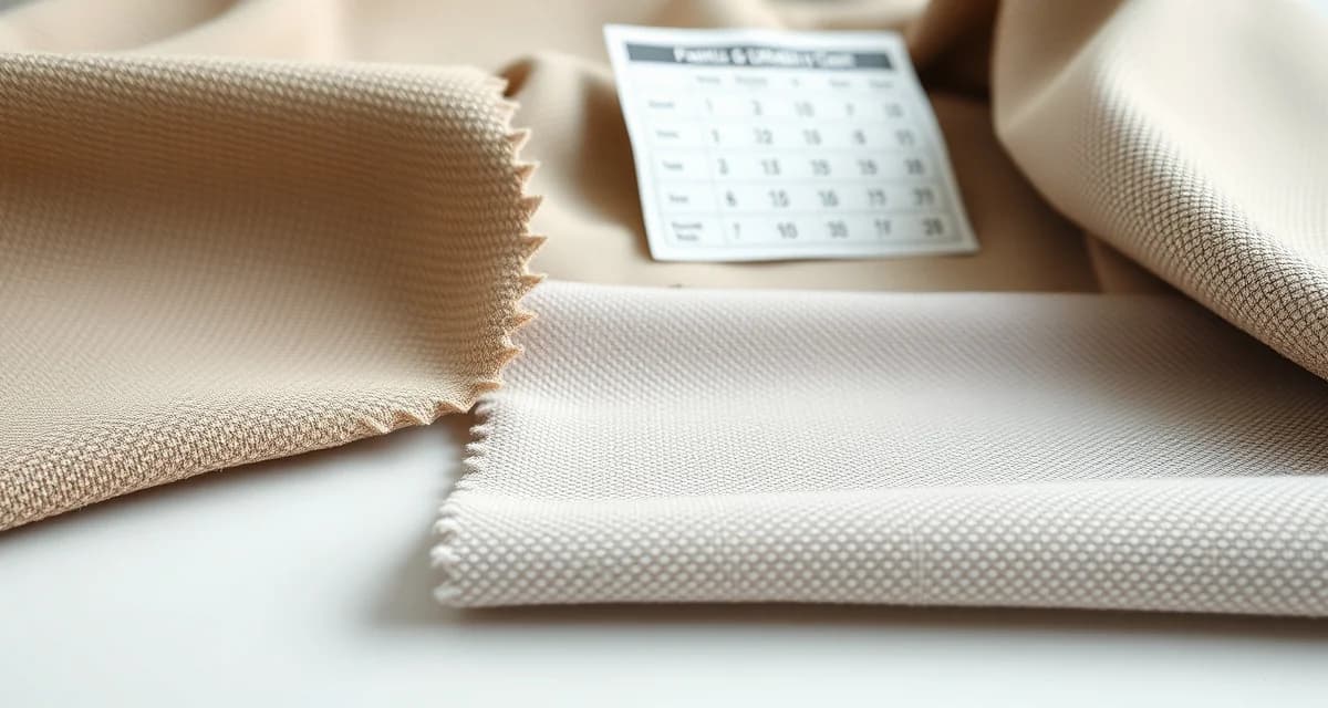 Premium upholstery fabrics for durability testing Close-up of upholstery fabric swatches showing texture and weave quality for rub count durability testing and commercial fabric selection.