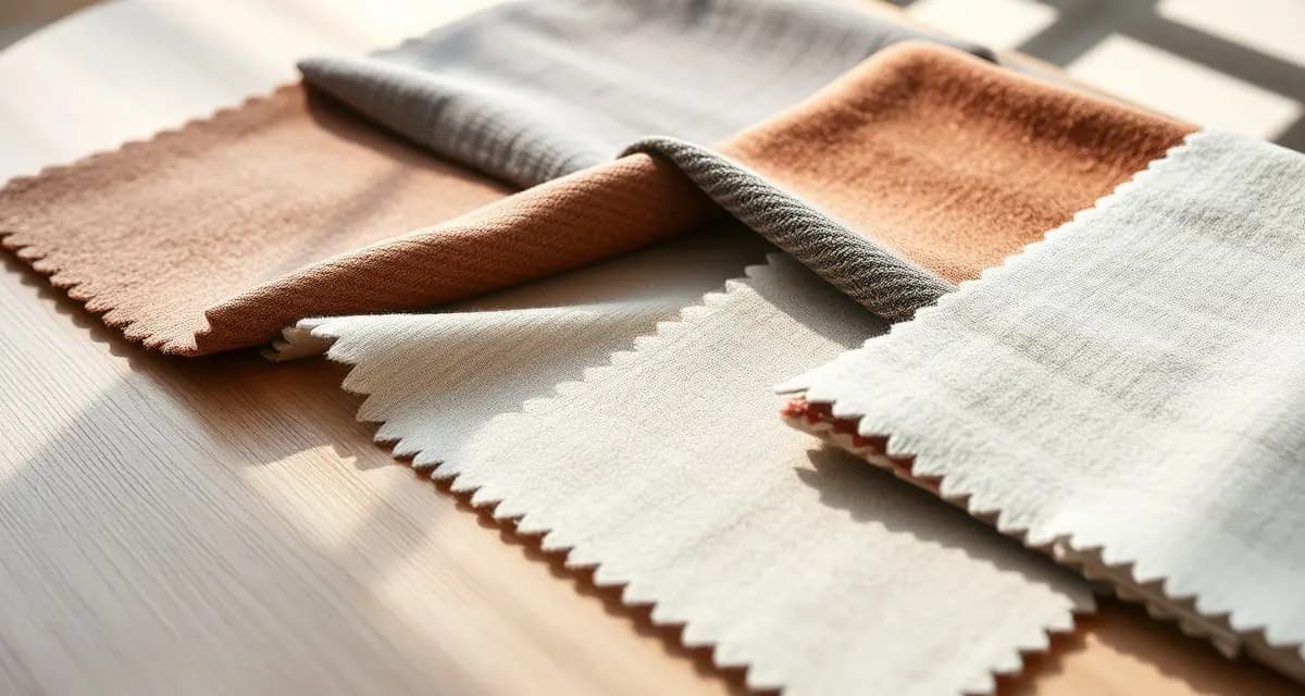 Premium upholstery fabric selection for shop sourcing Collection of upholstery fabric samples and swatches displaying various textures and colors for sourcing quality materials