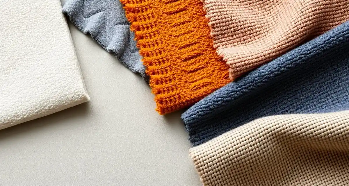 Upholstery fabric texture comparison samples Collection of upholstery fabric texture samples displaying smooth pile, cut pile, loop pile, and woven options for shop selection and client recommendations