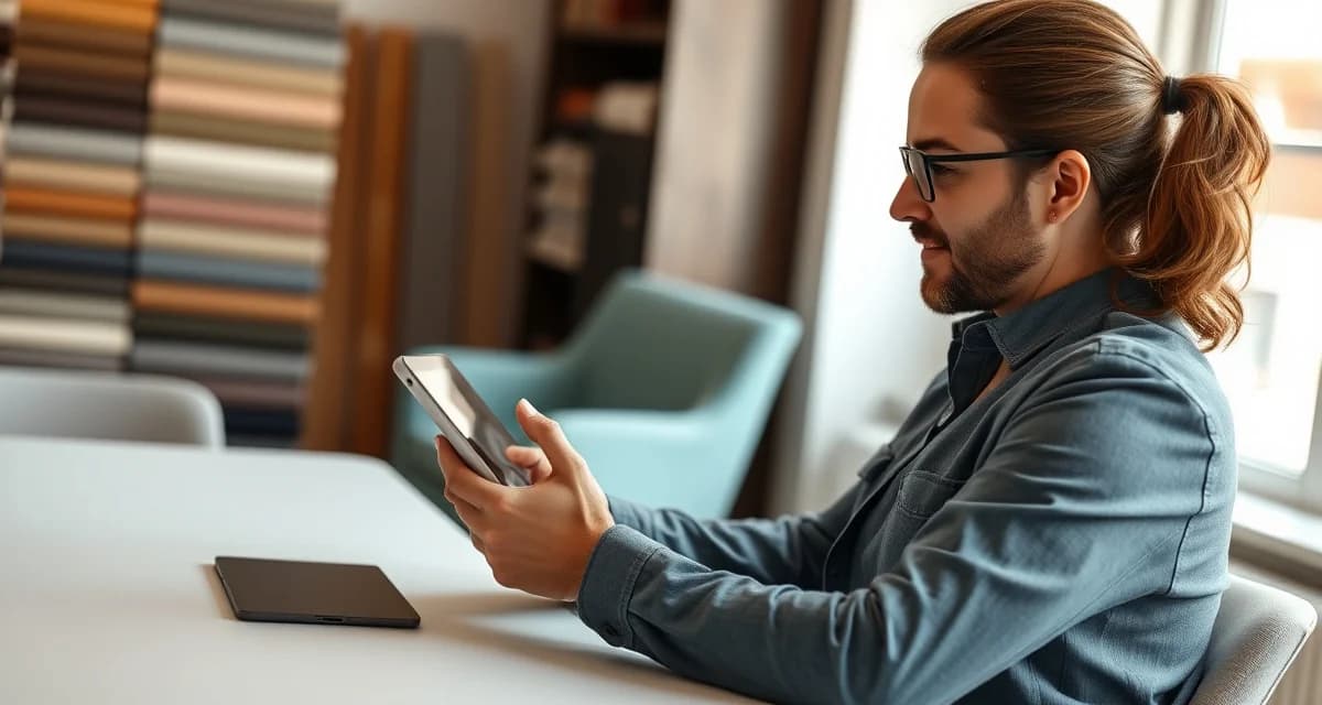 Reducing customer status calls with upholstery management software Upholstery shop manager using customer portal software to reduce status calls and improve production efficiency