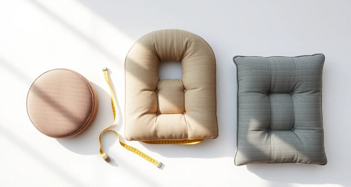 Wicker cushion yardage measurement guide Wicker cushions in different seat shapes showing fabric yardage calculations for round, D-shaped and rectangular designs